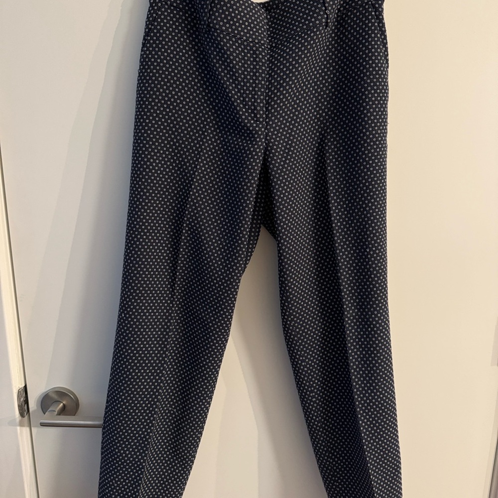 Ann Taylor Navy Dot Pants